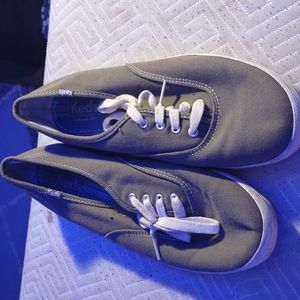 Flip flops and dress shoes and tennis shoes